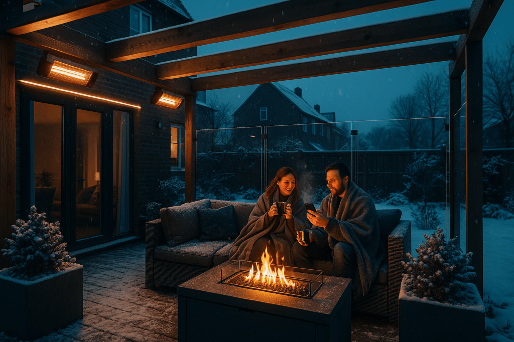 Welke slimme verwarmings- en verlichtingsoplossingen maken je winterterras het hele seizoen&nbsp;bruikbaar?