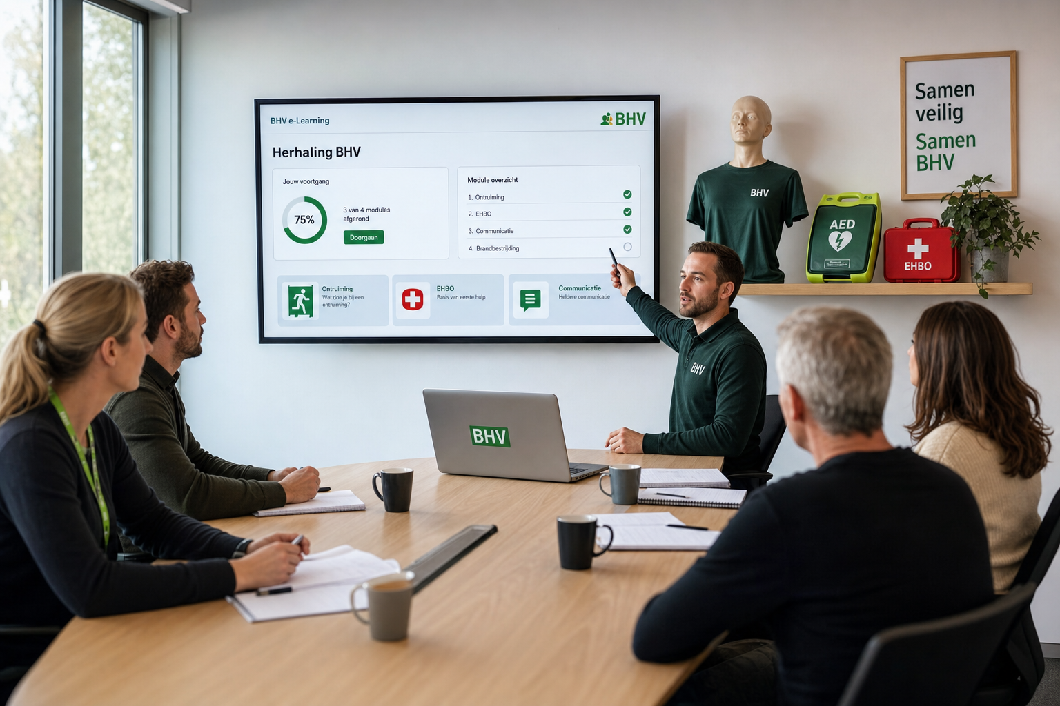 BHV e-learning herhaling